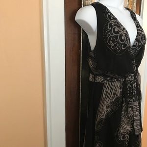 🚩Sheer poly sleeveless dress